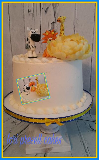 Simple baby shower - Cake by Lorabell
