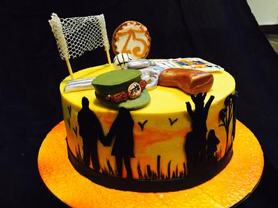 75th birthday cake - Cake by Aakanksha