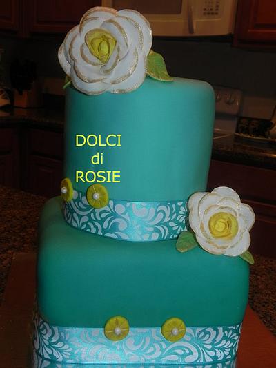 Vintage Rose Cake - Cake by DOLCIdiROSIE