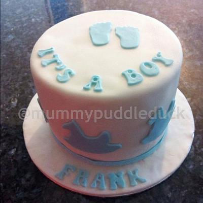 Baby shower cake - Cake by Mummypuddleduck