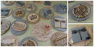 Vintage French Cupcake Toppers - Cake by Firefly India by Pavani Kaur