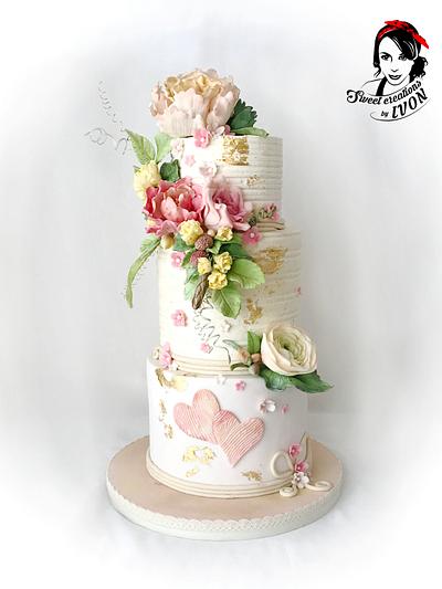 Pastel Wedding Cake - Cake by Ivon