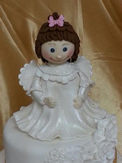 Baptism Girl - Cake by Gleibis