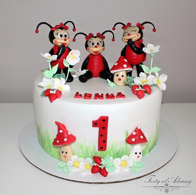 ladybird for Lenka - Cake by Adriana12