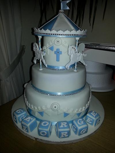 baptism cake  - Cake by jncc25