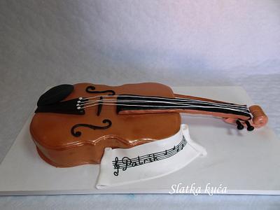 Violin cake - Cake by SlatkaKuca