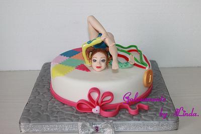 gymnast - Cake by golosamente by linda
