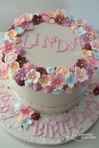 Vintage Birthday Cake - Cake by LavenderCupcakes