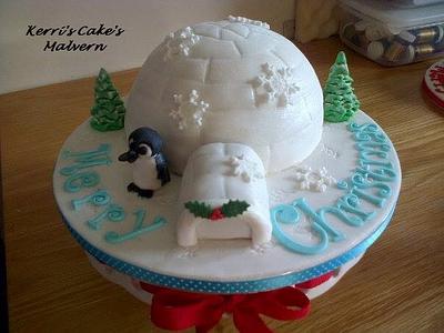 Igloo - Cake by Kerri's Cakes