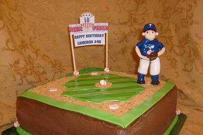 Baseball Birthday - Cake by Pamela