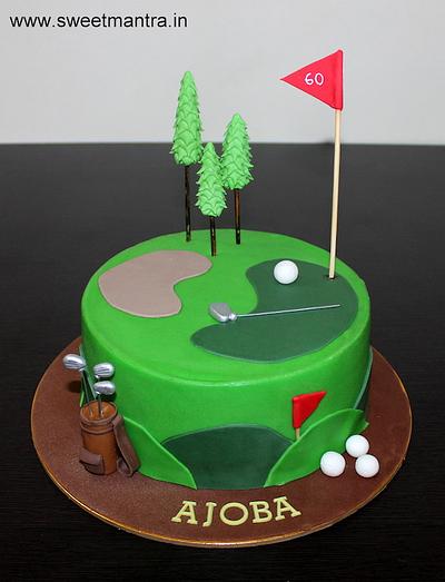 Golf theme cake - Cake by Sweet Mantra Homemade Customized Cakes Pune
