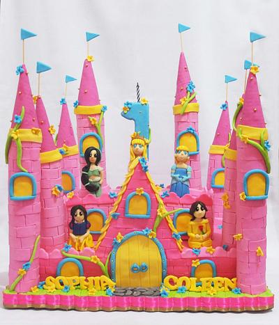 Disney Princess Castle Cake  - Cake by Larisse Espinueva