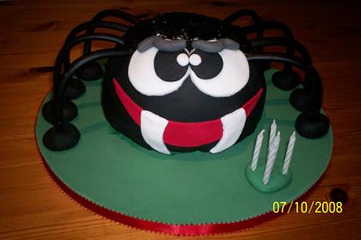 Spider vampire - Cake by Perfect Party Cakes (Sharon Ward)