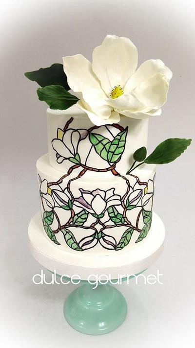 Super magnolia! - Cake by Silvia Caballero