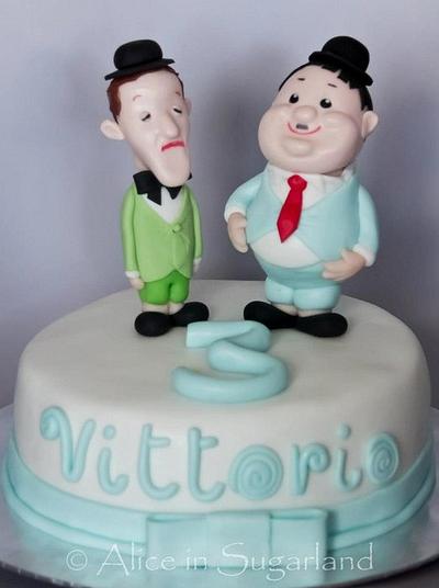 Laurel and hardy - Cake by Chicca D'Errico