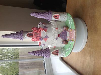 My First Attempt At A Princess Castle  - Cake by Jodie Taylor