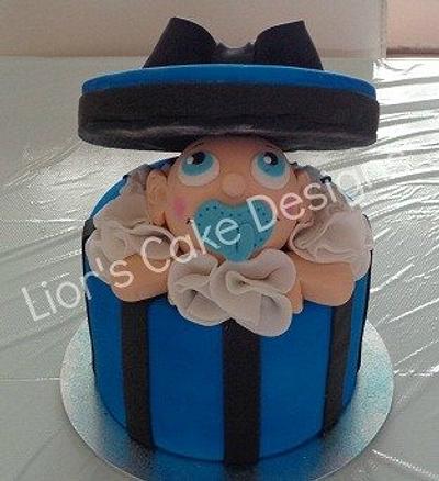 Baby Present Cake - Cake by Lior's Cake Designs
