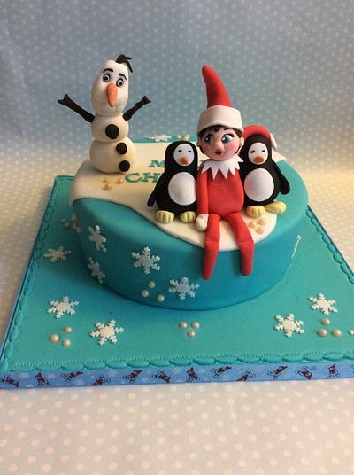 Elf on an Ice Shelf - Cake by K Cakes