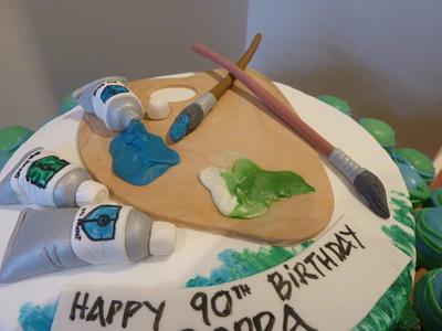Painter cake - Cake by The cake shop at highland reserve