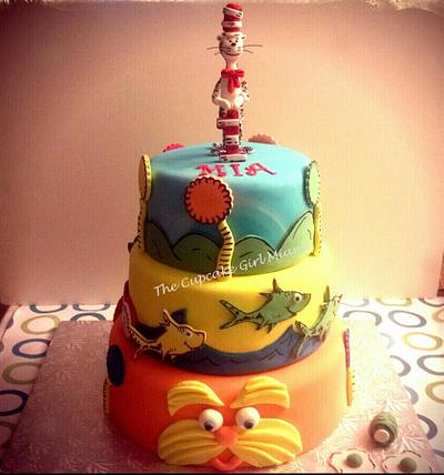 Dr. Seuss Cake and Cookies - Cake by Lilly
