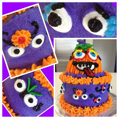 Halloween Monster Cake - Cake by Oh My Cake Designs