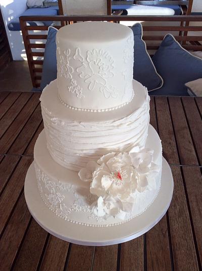 Bohemian wedding cake - Cake by ritaknowles