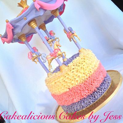 Carousel cake - Cake by cakealiciouscakesbj