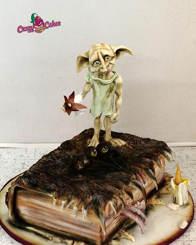 Dobby and book of monsters - Cake by crazycakes
