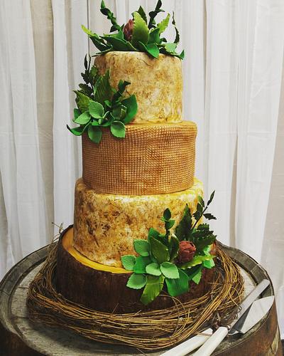 Rustic Texture Wedding Cake - Cake by Sugar by Tracy