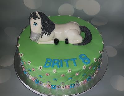 Cake with a Horse. - Cake by Pluympjescake