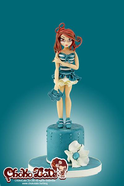 Lady Blue - Cake by ChokoLate Designs