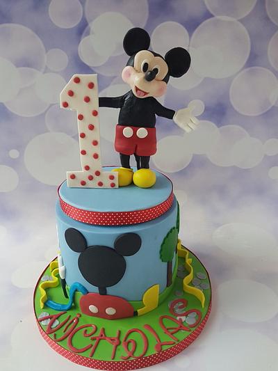 Mickey Mouse clubhouse  - Cake by Jenny Dowd
