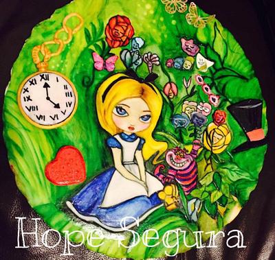 Alice in Wonderland  - Cake by Hope Segura 