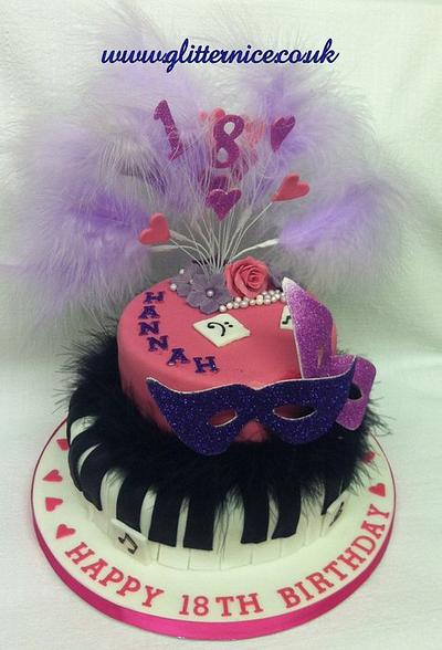 2 tiered 18th Birthday Cake - Cake by Alli Dockree
