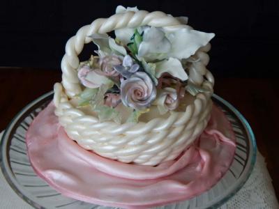 Floral basket cake - Cake by Nehasree Kulkarni