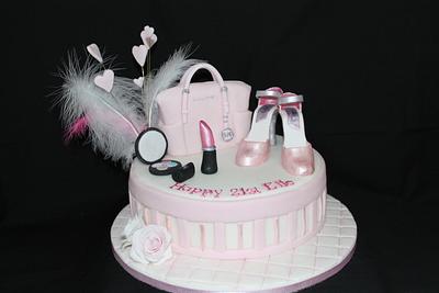 Girly Cake - Cake by cakesofdesire