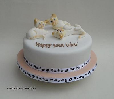 Sookie Cat Cake - Cake by welcometreats