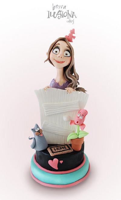 La Chica de la Verja - Cake by Berna García / Ilusiona Cakes