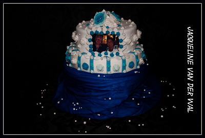 blue roses ... - Cake by Jacqueline