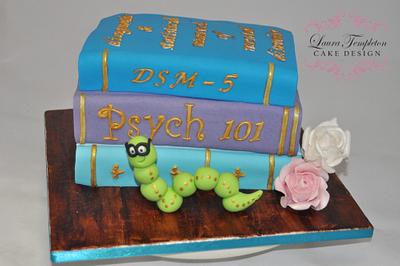 Bookworm Cake - Cake by Laura Templeton