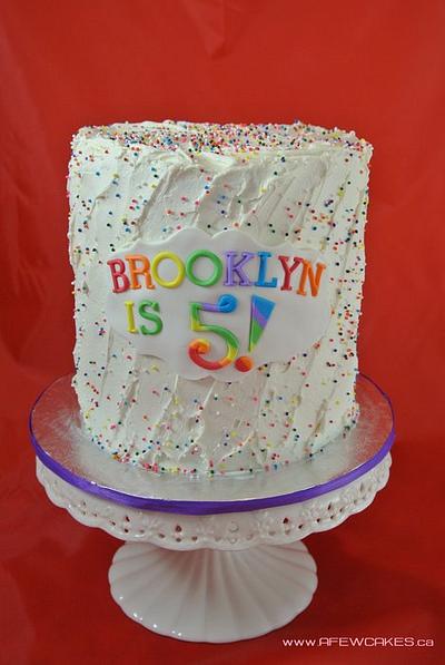 Rainbow Birthday Cake - Cake by Amanda