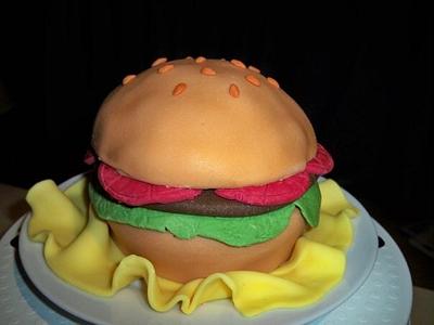 Hamburger cake - Cake by LilleyCakes