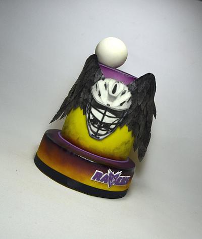 Lacrosse Ravens - Cake by cakeBAR