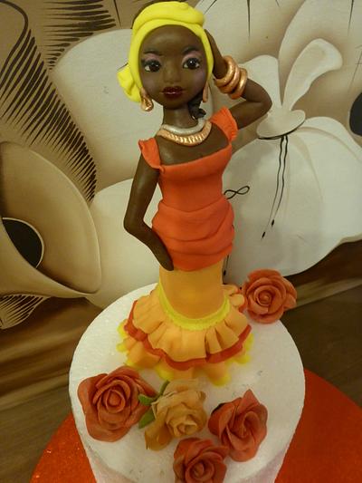 African girl - Cake by eMillicake