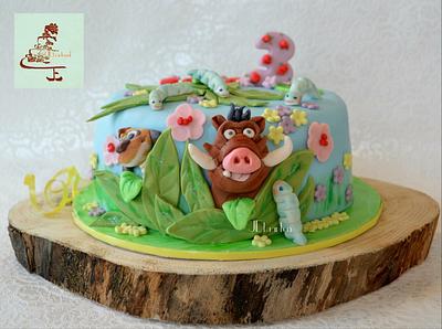 Pumbaa and Timon - Cake by Judith-JEtaarten