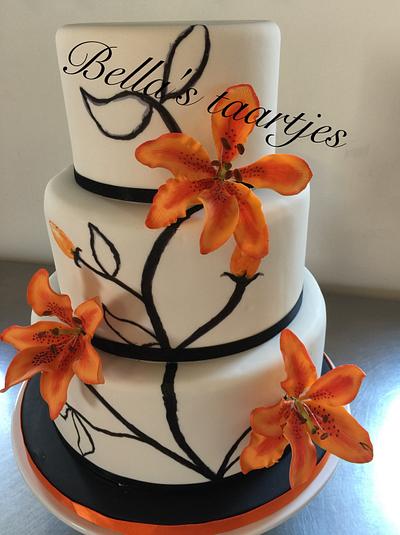 Tiger-lily - Cake by Bella s taartjes