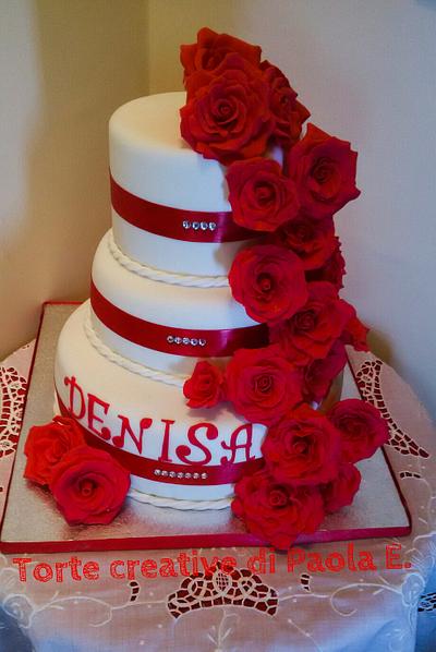 Roses cake - Cake by Paola Esposito