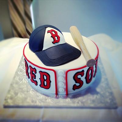 Red Sox Groom's Cake - Cake by Premier Pastry