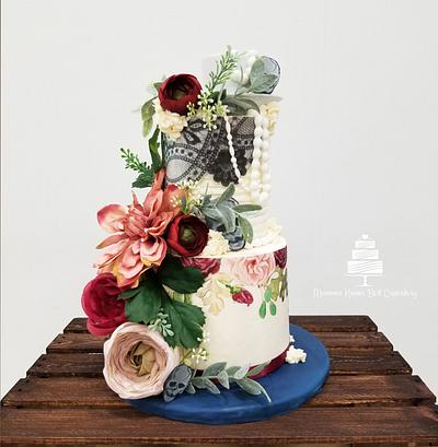 Floral Wedding an Original Design - Cake by MKBC 