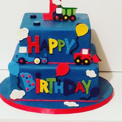 Birthday cake:) - Cake by Stefaniscakes